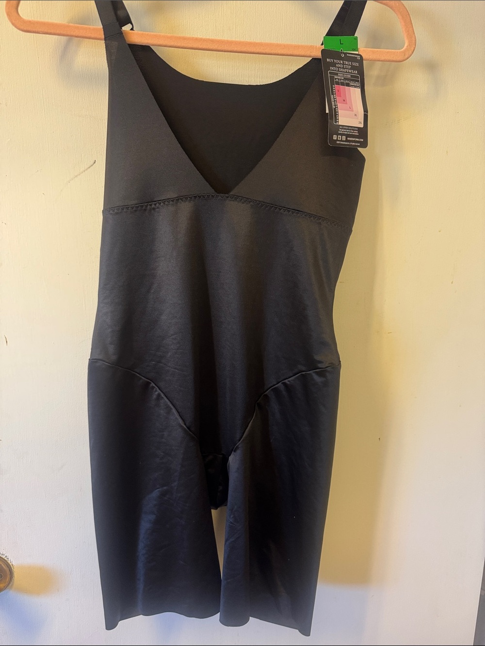 Maidenform Black womens One-Piece shape wear